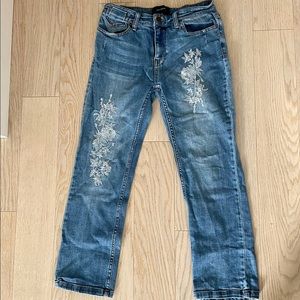 Who What Wear Embroidered Jeans